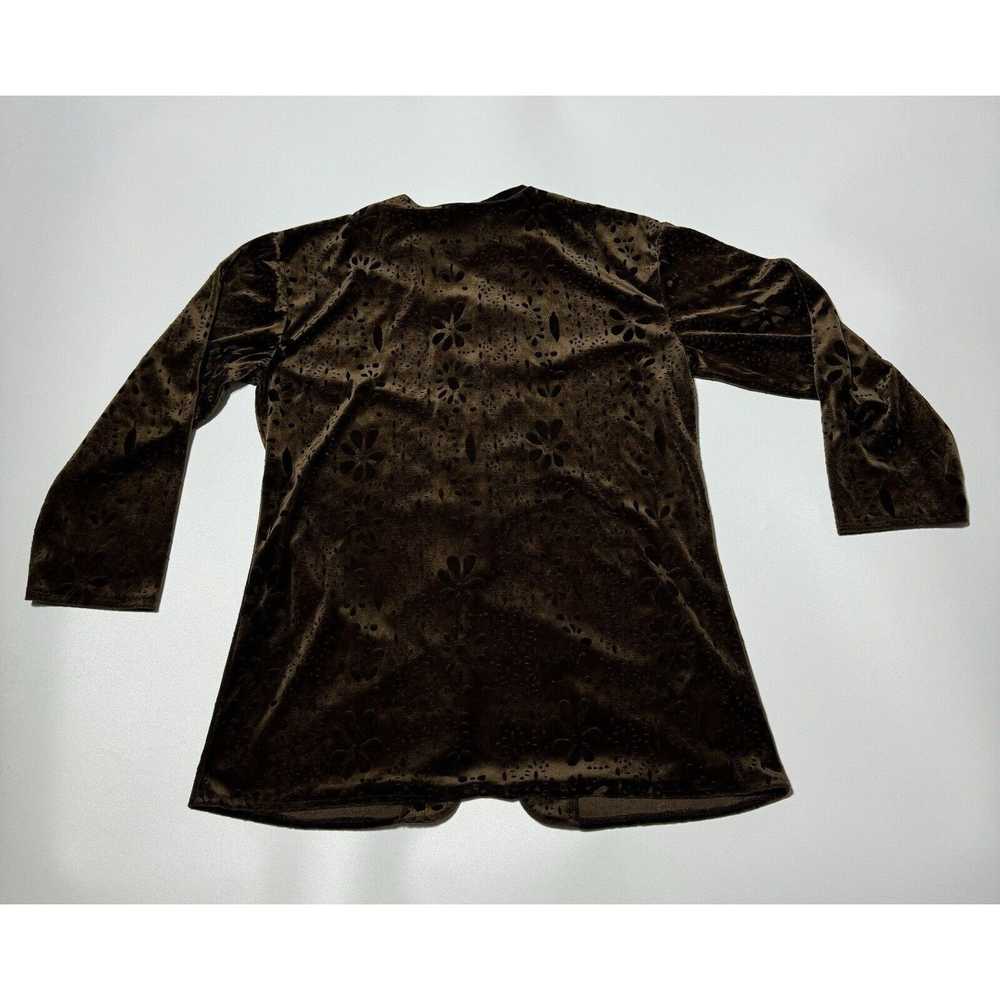 Other Vtg 90s Does 70s Tunic M Velour Whimsigoth … - image 2