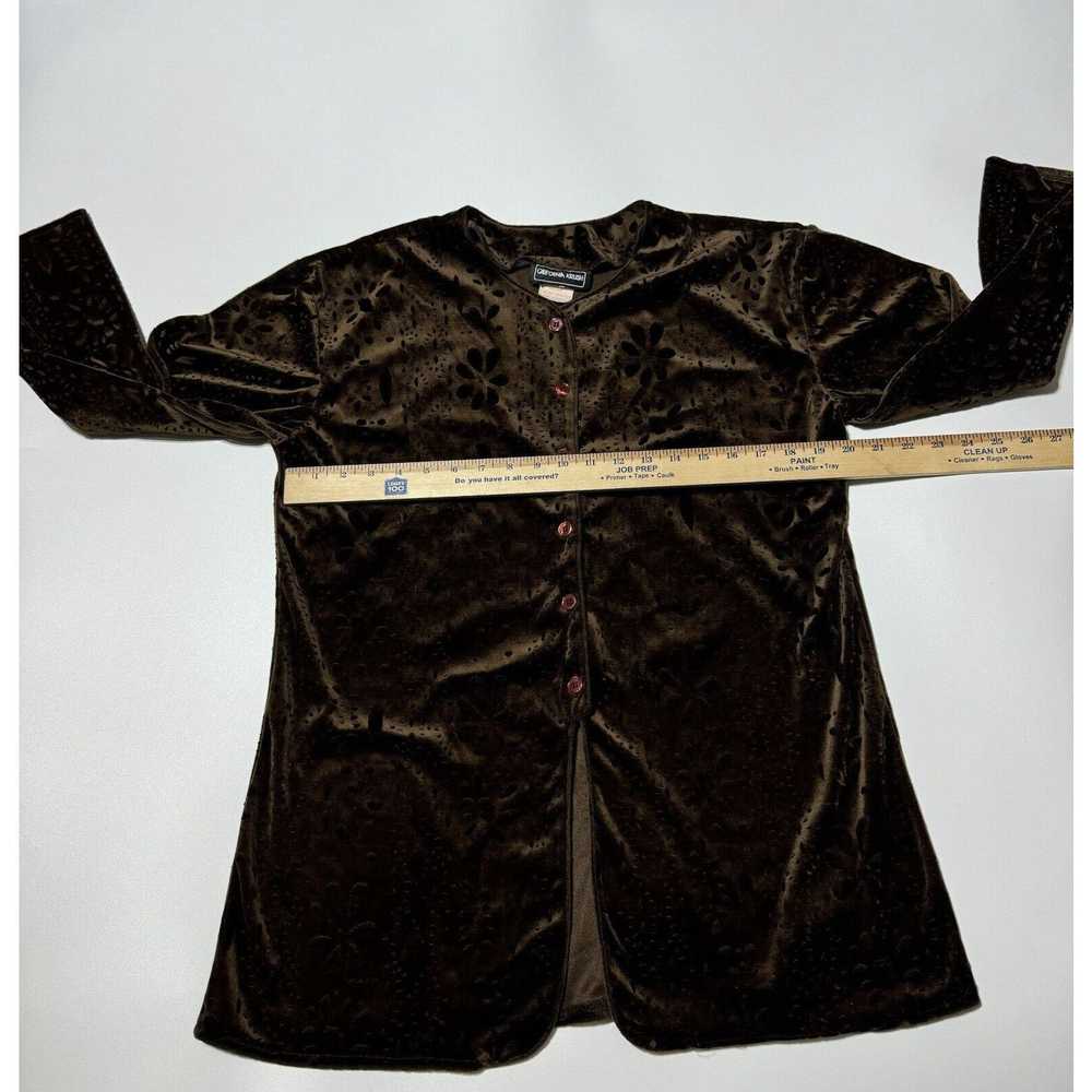 Other Vtg 90s Does 70s Tunic M Velour Whimsigoth … - image 3