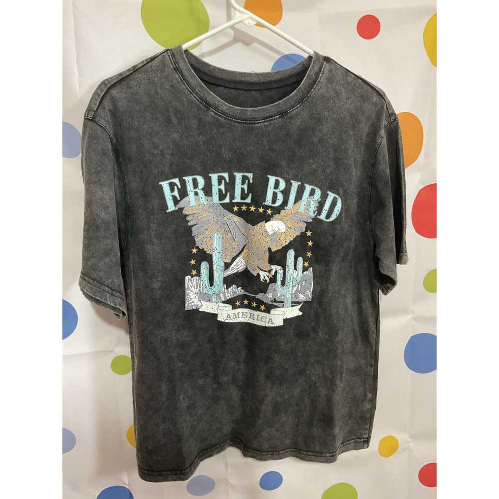 Vintage 90’s FREE BIRD Tee Unisex Size Small Black - image 9