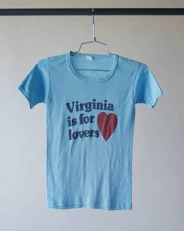 70's Virginia is for Lovers Ringer Tee - XXS