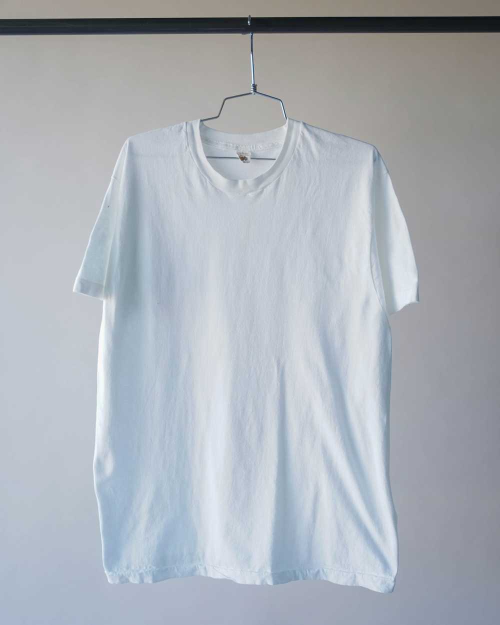 70's Fruit of the Loom White Tee - XL - image 1