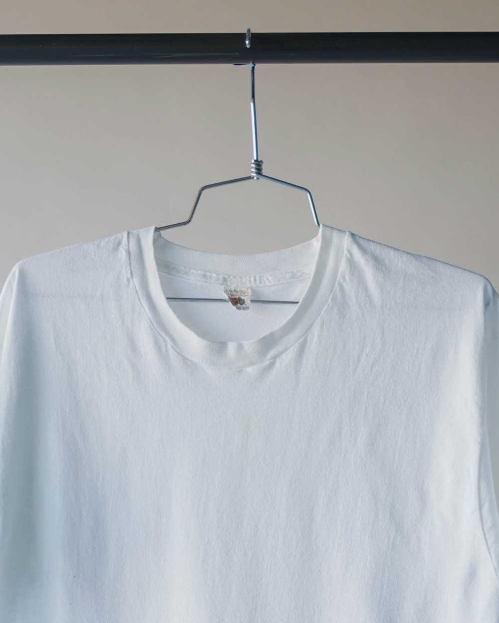 70's Fruit of the Loom White Tee - XL - image 2