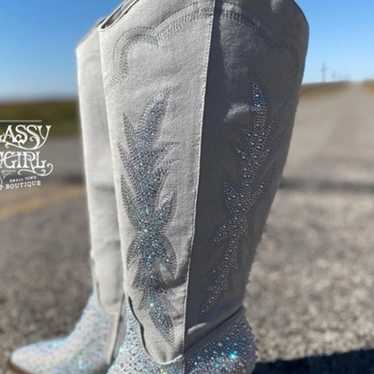 Rhinestone Boots - image 1