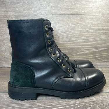 UGG Women's Kilmer II good Combat Boots Leather Size 9.5