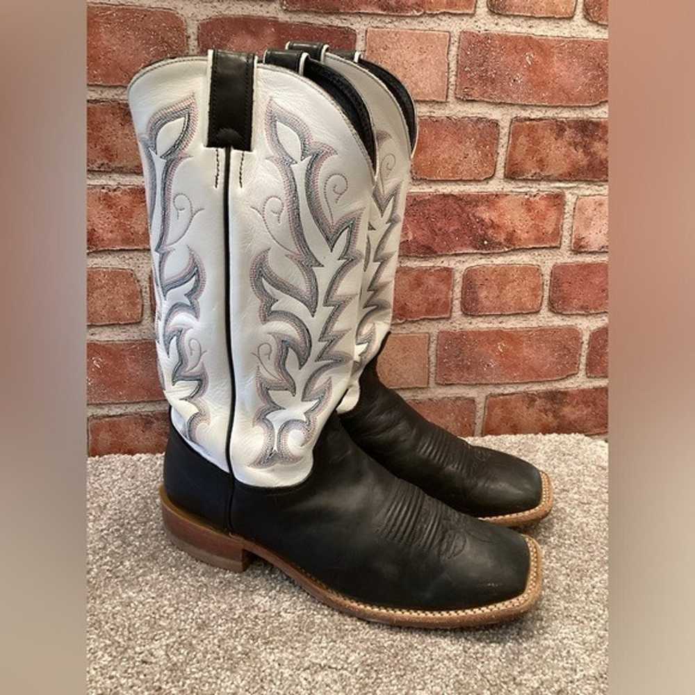 Justin Womens Bent Rail Western Cowboy boots size… - image 1