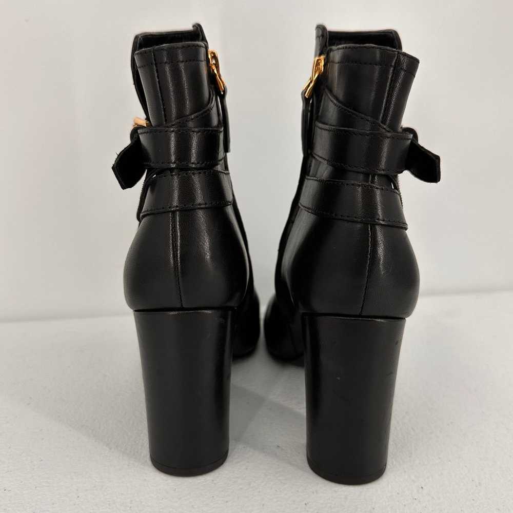 Lauren Ralph Lauren MacKinley Black Leather Booti… - image 2