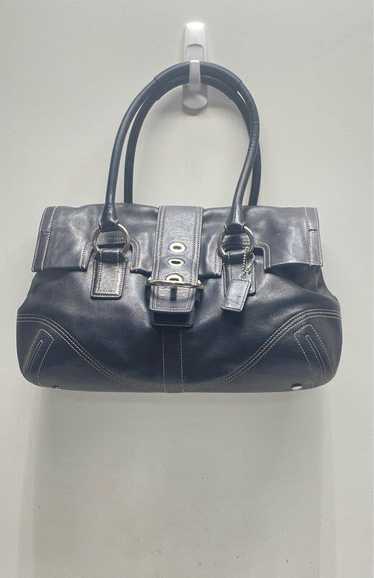 COACH F08A11 Black Leather Soho Bag - image 1