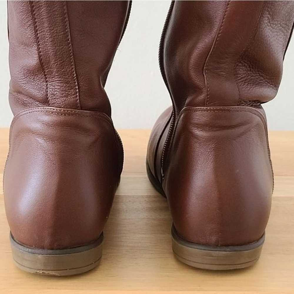 Mussi Leather Camel Tan Brown Riding Boots 7.5 EUC - image 2