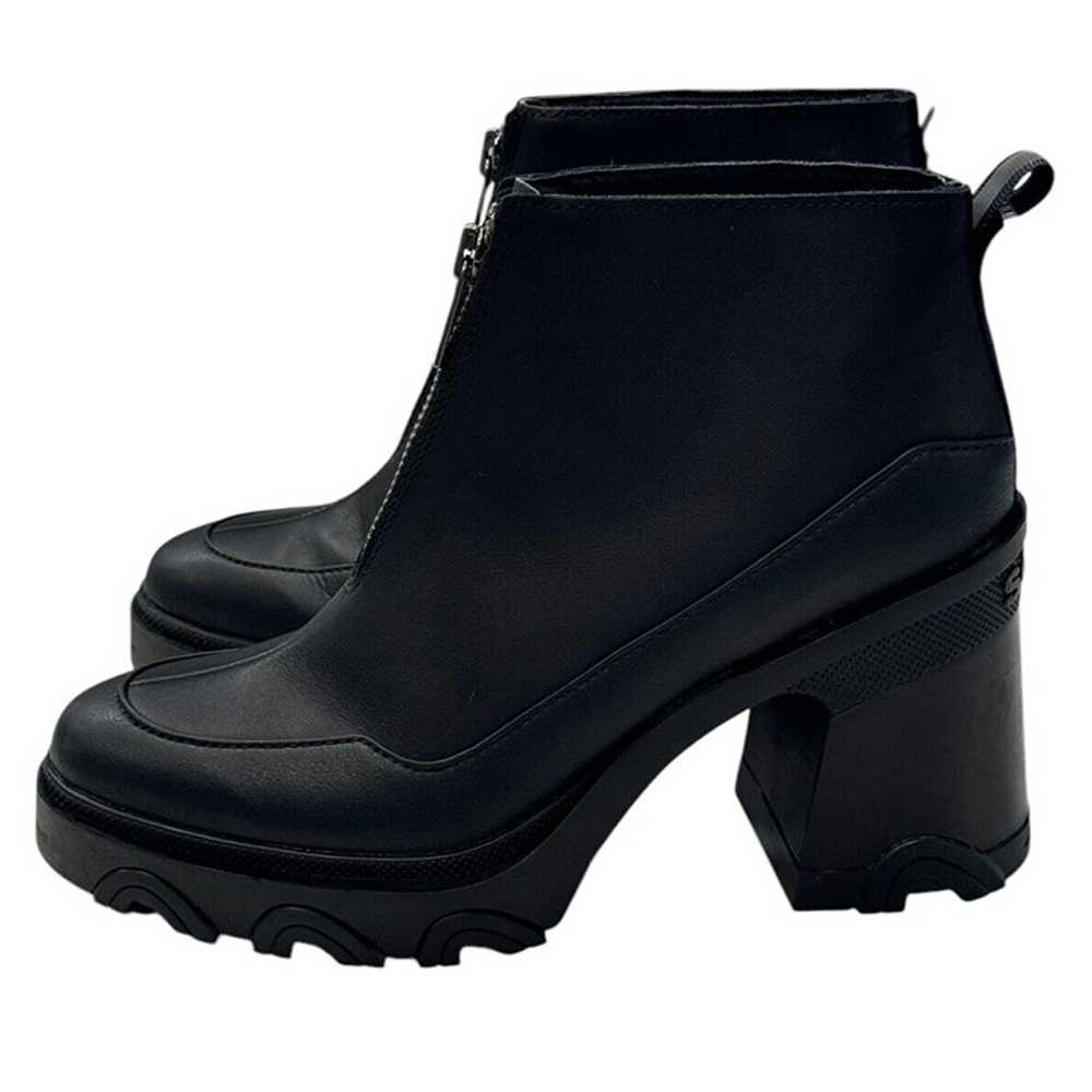 Woman's Size 9 Boots SOREL Brex Heel Zip black Le… - image 1