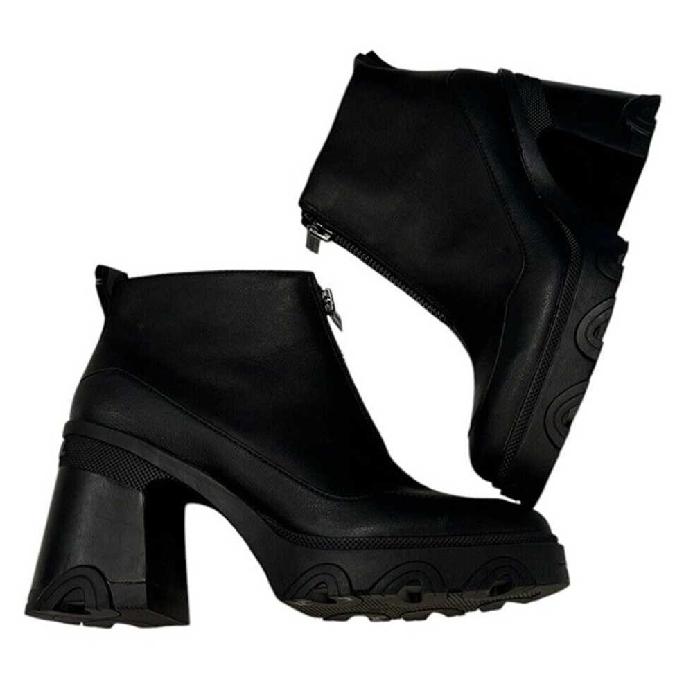 Woman's Size 9 Boots SOREL Brex Heel Zip black Le… - image 5