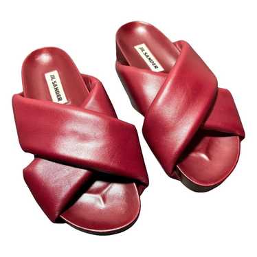 Jil sander leather mules - Gem