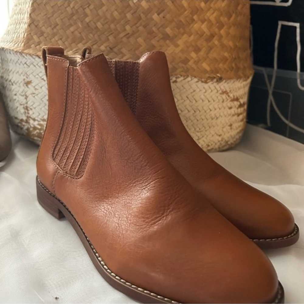 Madewell Ainsley Chelsea Boots Flat Size 8 - image 2