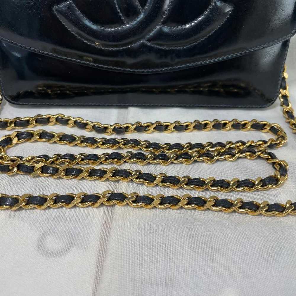 CHANEL Patent Chain Strap Crossbody Shoulder Bag … - image 4