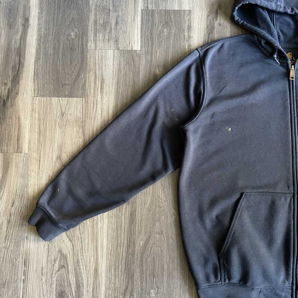 Carhartt × Vintage Carhartt Zip Up Hoodie Size L … - image 2