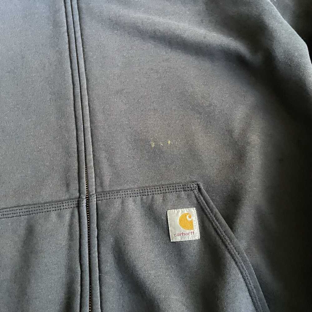 Carhartt × Vintage Carhartt Zip Up Hoodie Size L … - image 6