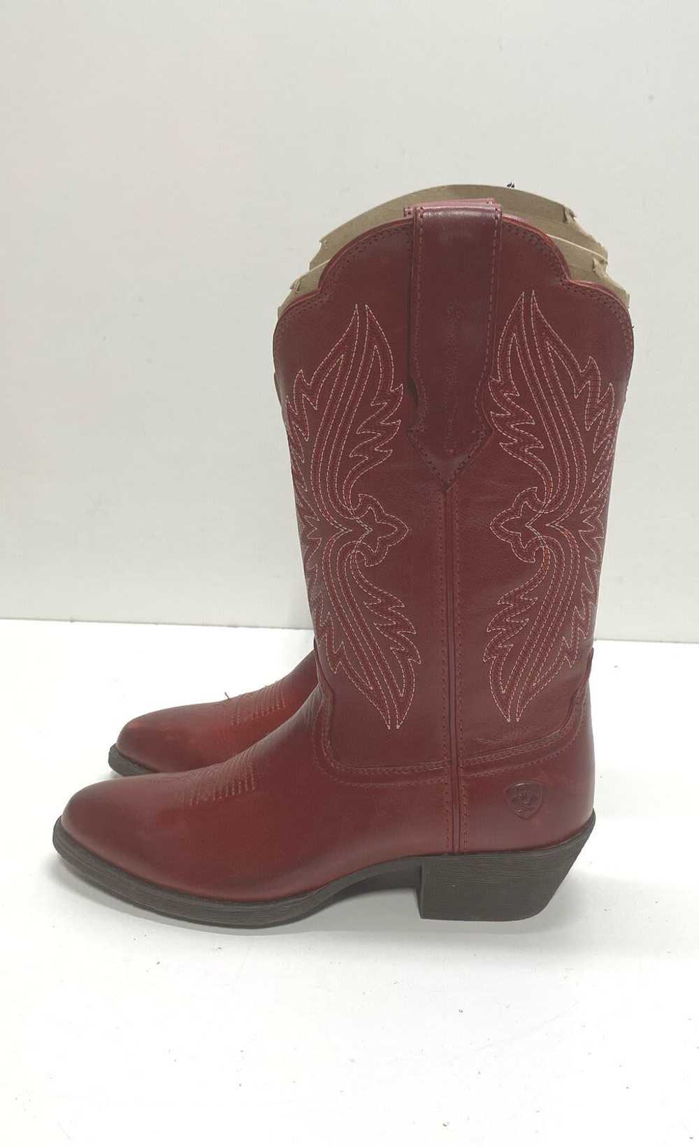 Ariat Red Western Boots Size 6 - image 1