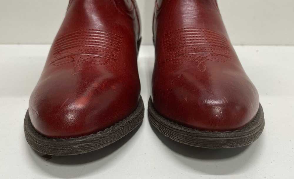 Ariat Red Western Boots Size 6 - image 2