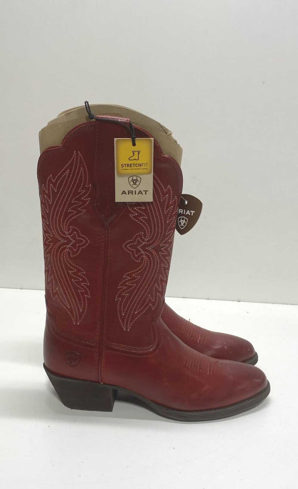 Ariat Red Western Boots Size 6 - image 3