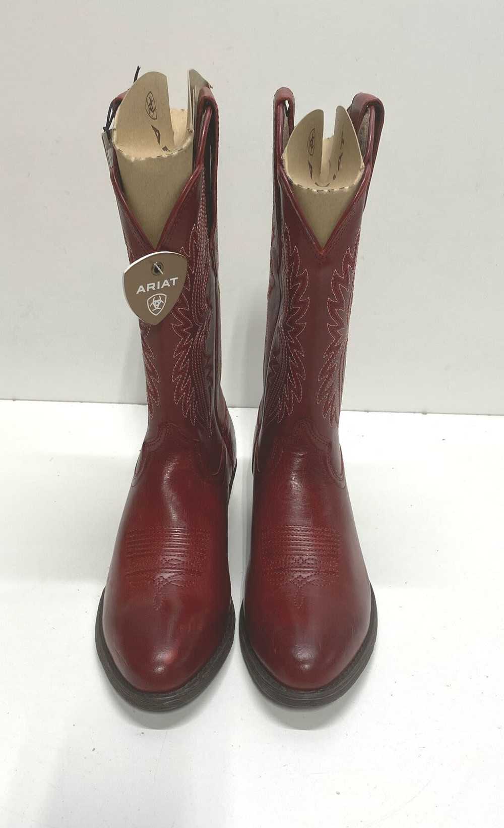 Ariat Red Western Boots Size 6 - image 5