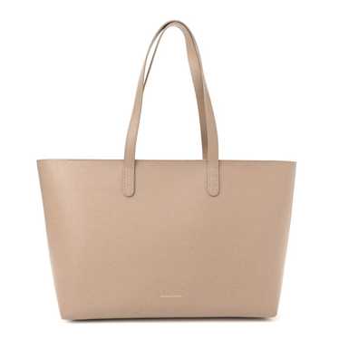 MANSUR GAVRIEL Saffiano Small Zip Tote Beige