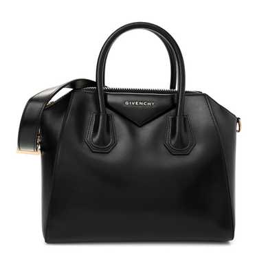 GIVENCHY Shiny Lord Calfskin Small Antigona Black