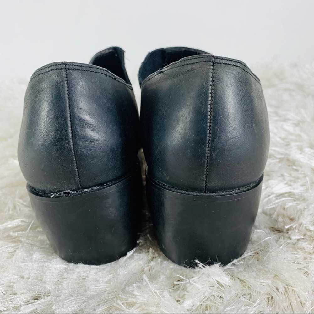 Vintage Black Western Booties Leather Sz 8 M - image 8