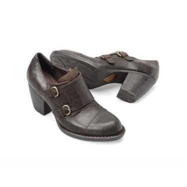 Born Women's Davis Double Buckle Shoe - Size 7.5