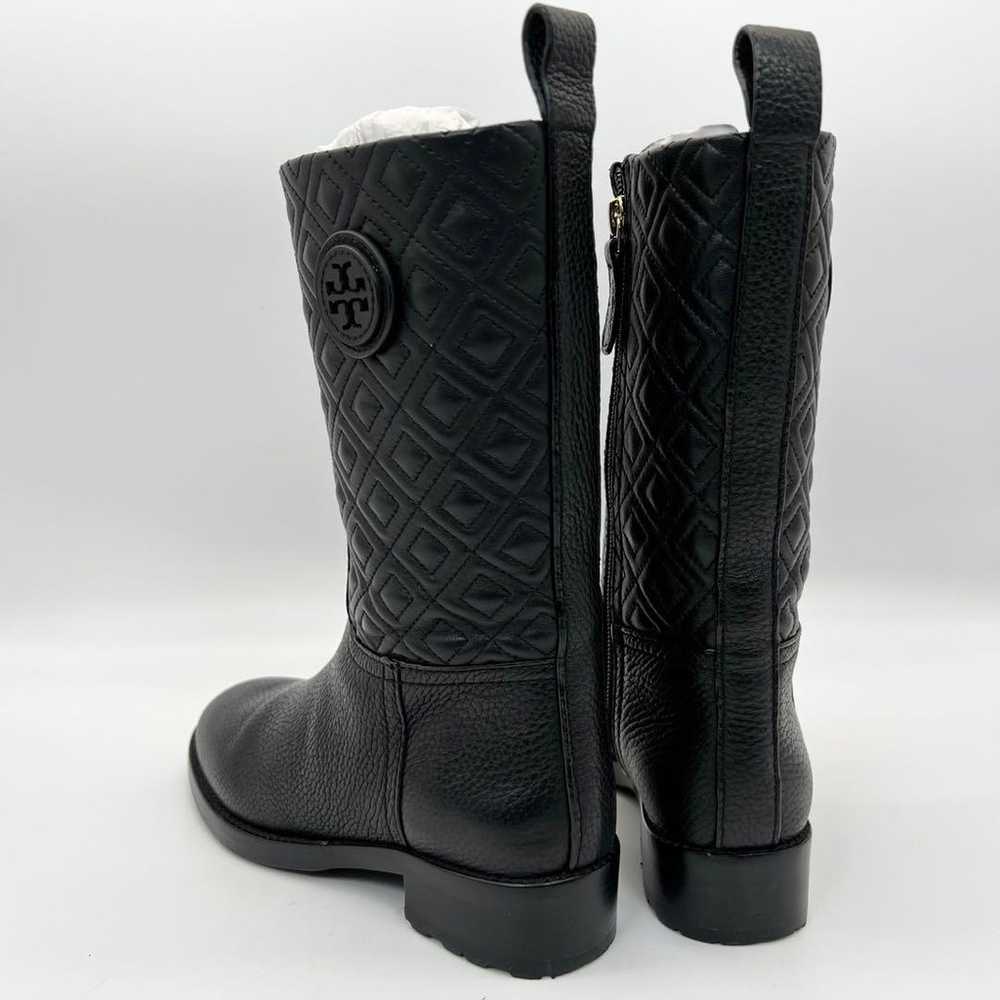 Superb Condition Tory Burch Marion Black Quilted … - image 4