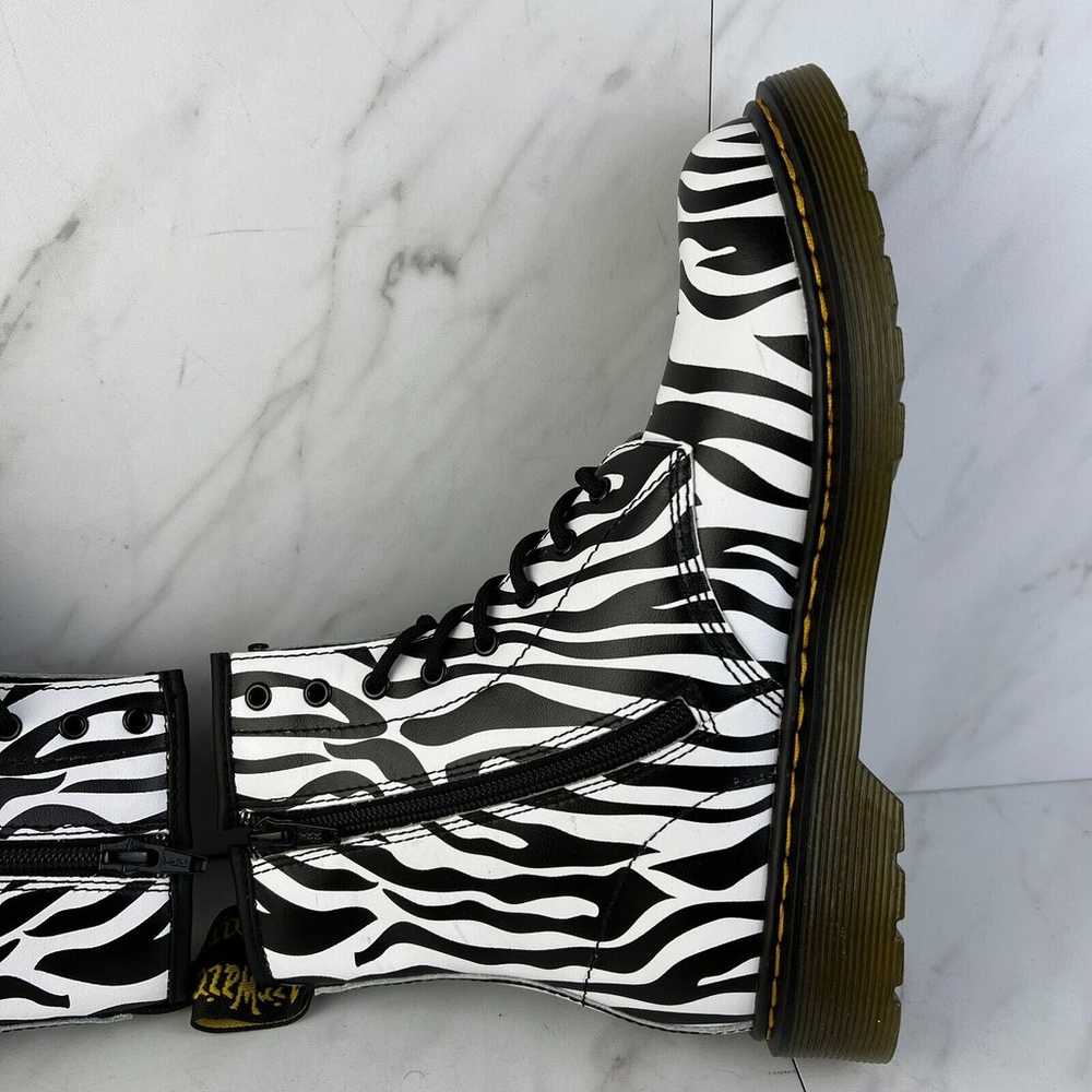 Dr. Doc Martens 1460 Delaney Womens Size 6 Zebra … - image 6