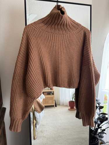 First Rite Thick Oversized Ribbed Turtleneck Alpac