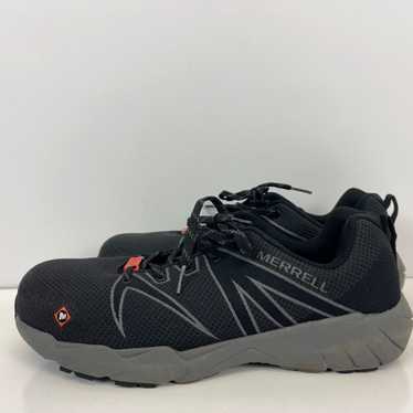 Merrell Merrell Fullbench Alloy Toe Work Shoes Bl… - image 1