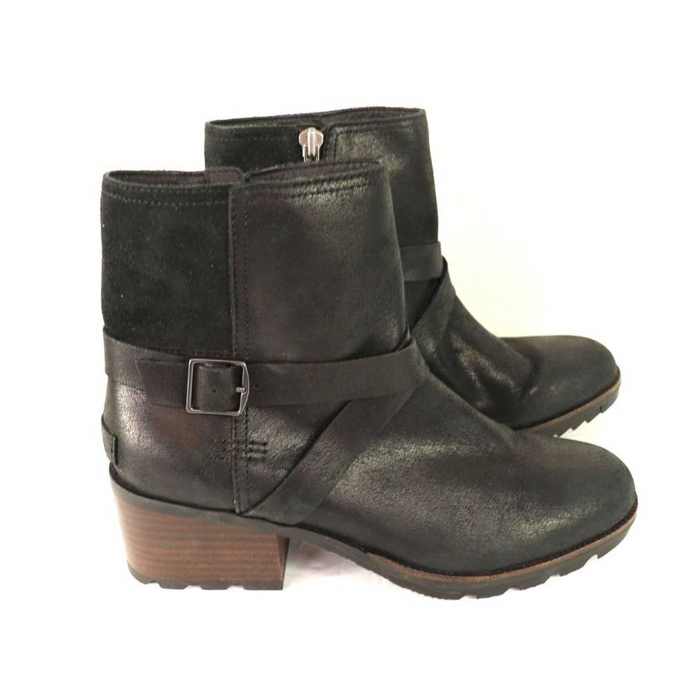 EC Sorel Cate Leather Ankle Buckle Waterproof Boo… - image 1