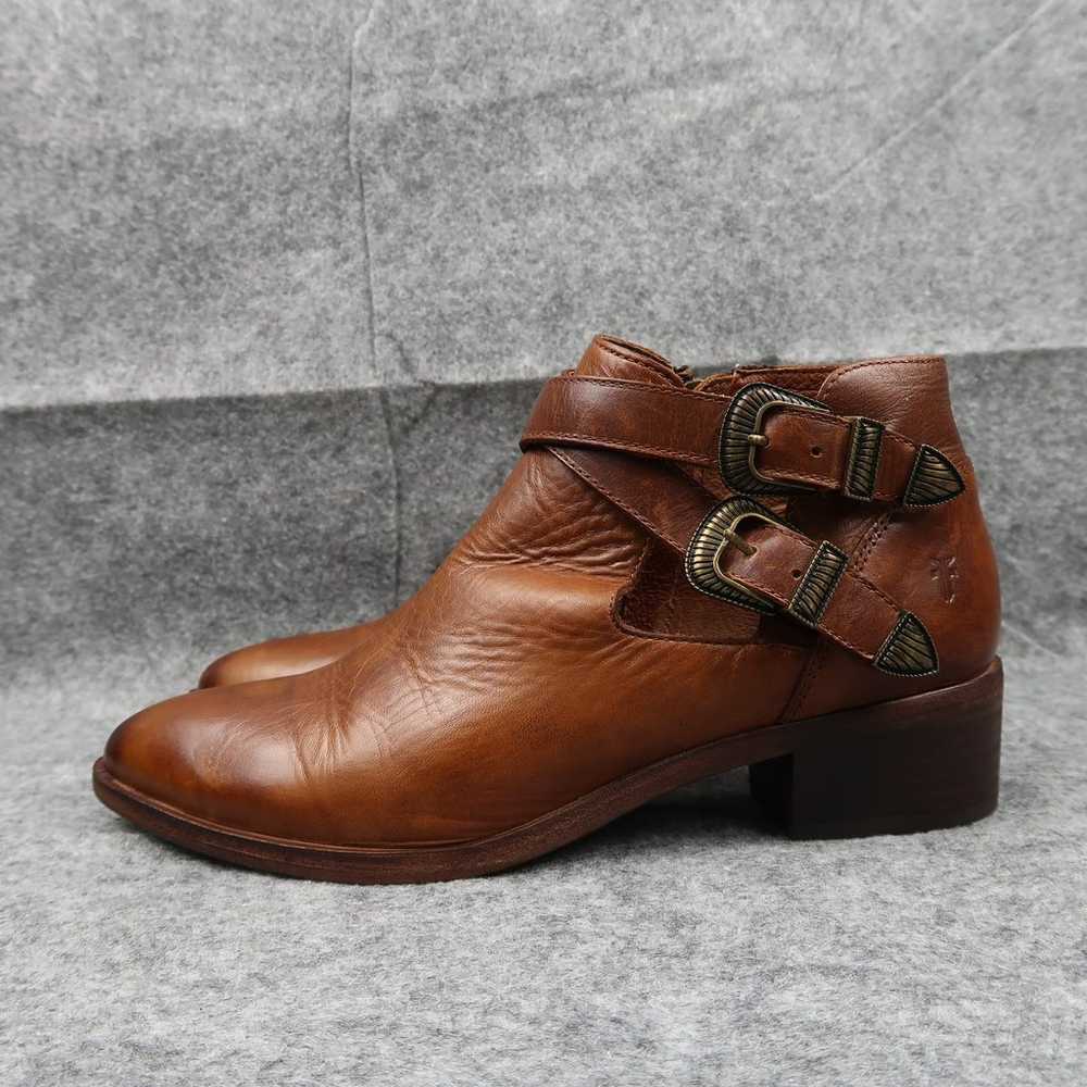 Frye Shoes Womens 7.5 Ankle Boot Ray Western Brow… - image 4