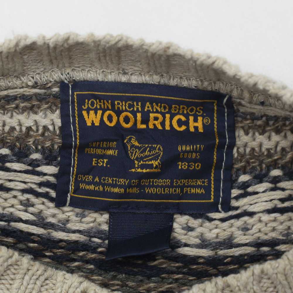 Vintage Woolrich John Rich & Bros Fair Isle Wool … - image 3