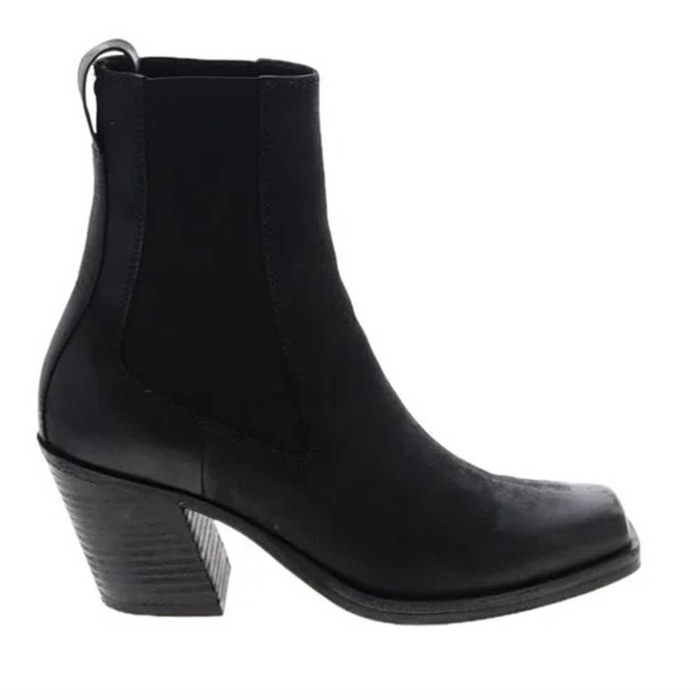 Rag & Bone Square Toe Leather Ankle Boot - image 1