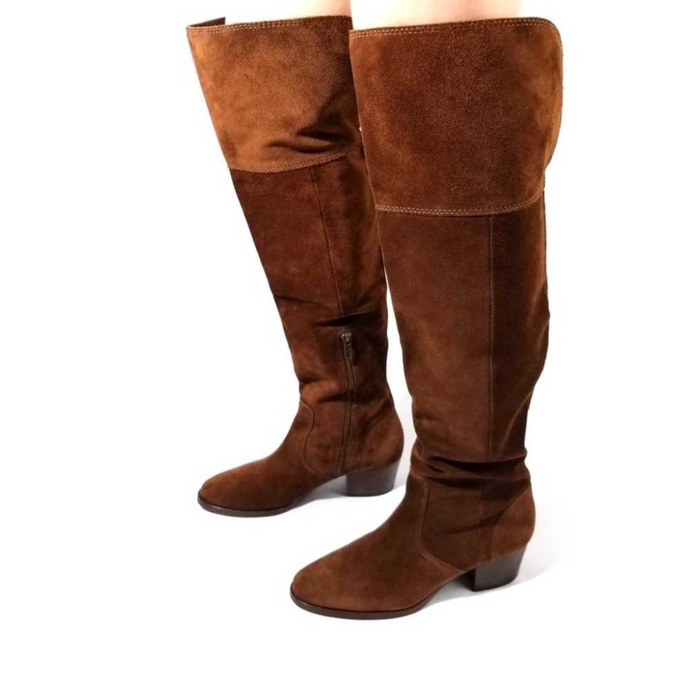 FRYE Clara Brown Suede Over the Knee Tall Boots H… - image 3