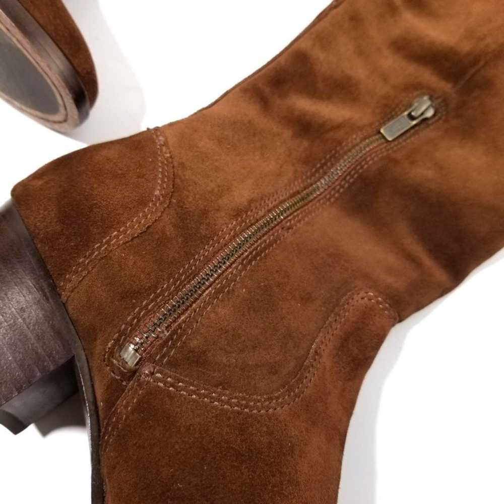 FRYE Clara Brown Suede Over the Knee Tall Boots H… - image 8