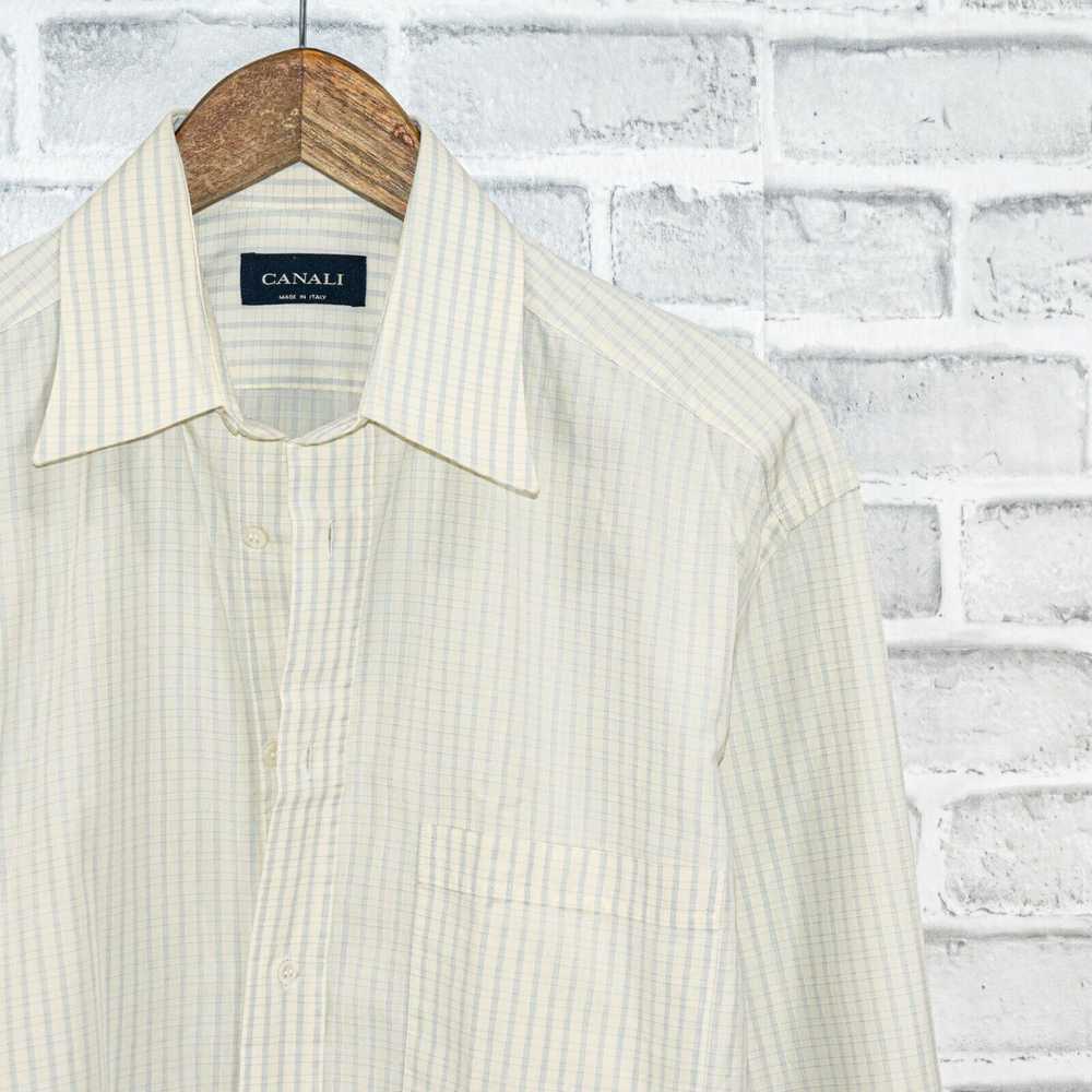 Canali CANALI Long Sleeve Button Down Dress Shirt… - image 3