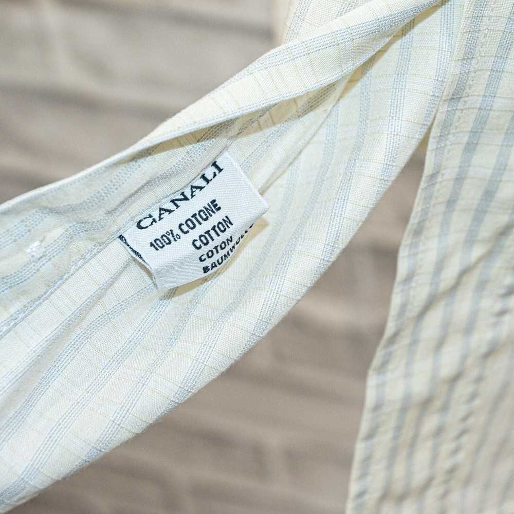 Canali CANALI Long Sleeve Button Down Dress Shirt… - image 7