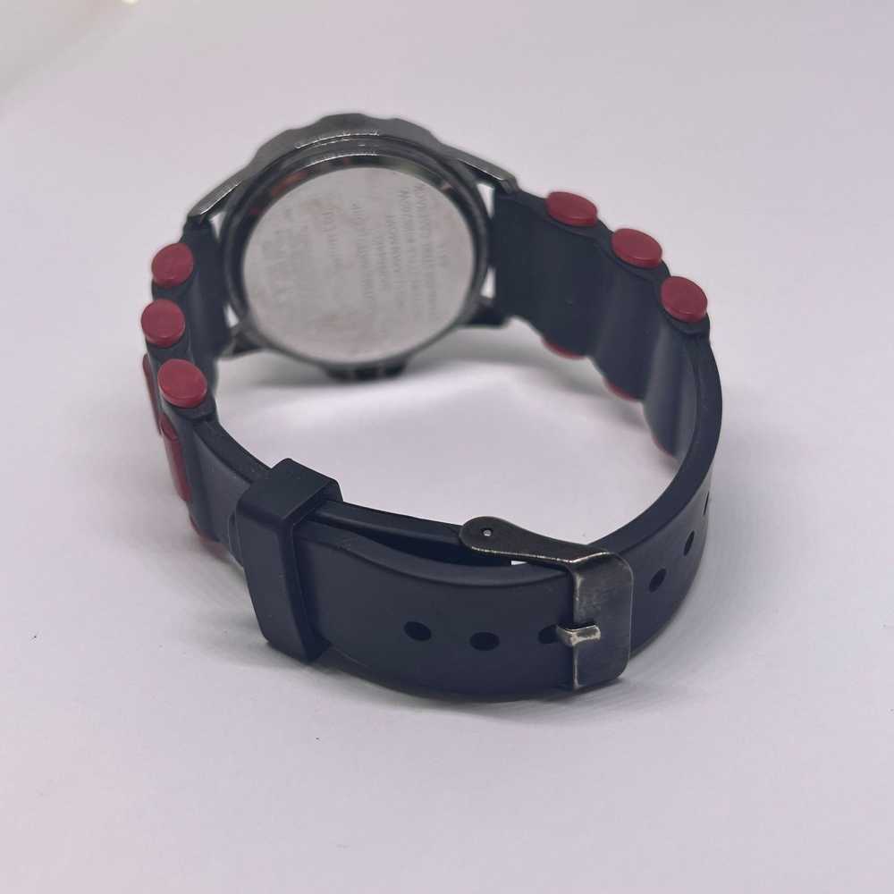 Star Wars Star Wars Silver Tone Black Red Watch - image 5