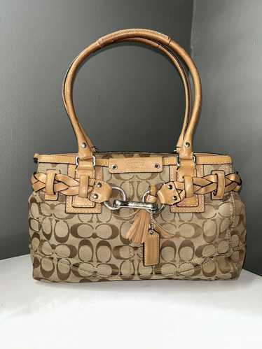 Coach Coach Hampton Signature Carryall Handbag (sm