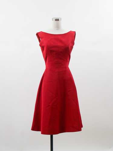 Early 1960s Raspberry Red Givenchy Université Desi