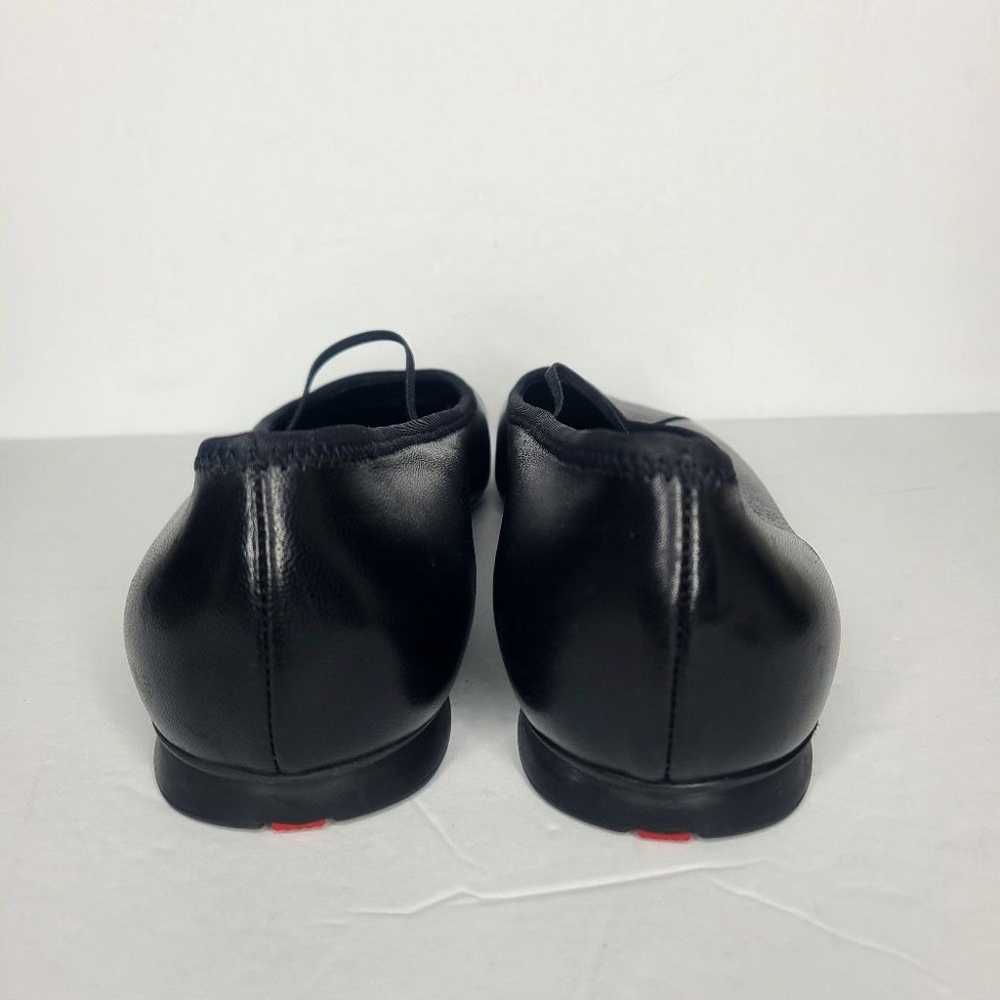 Vintage Prada Sport Black Leather Ballet Flats Si… - image 7