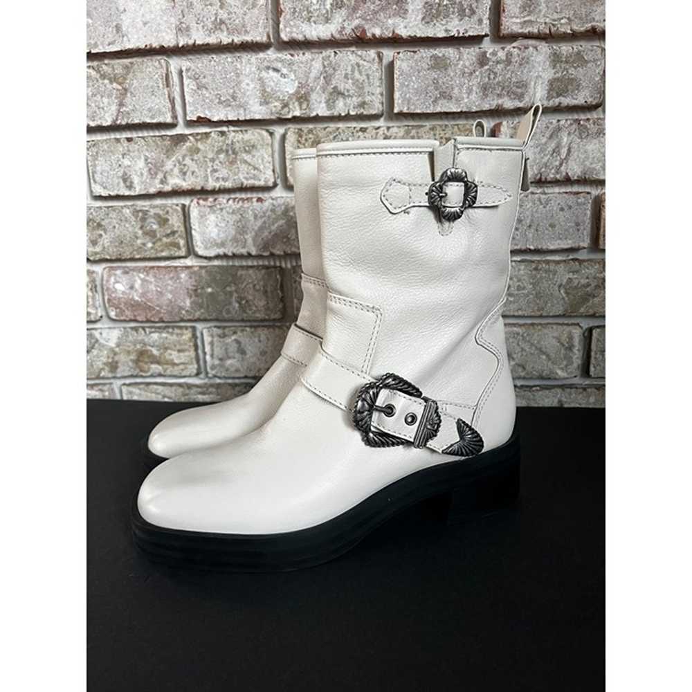 NEW ANTHOLOGY Larroudé Hardy ivory leather Boots … - image 12