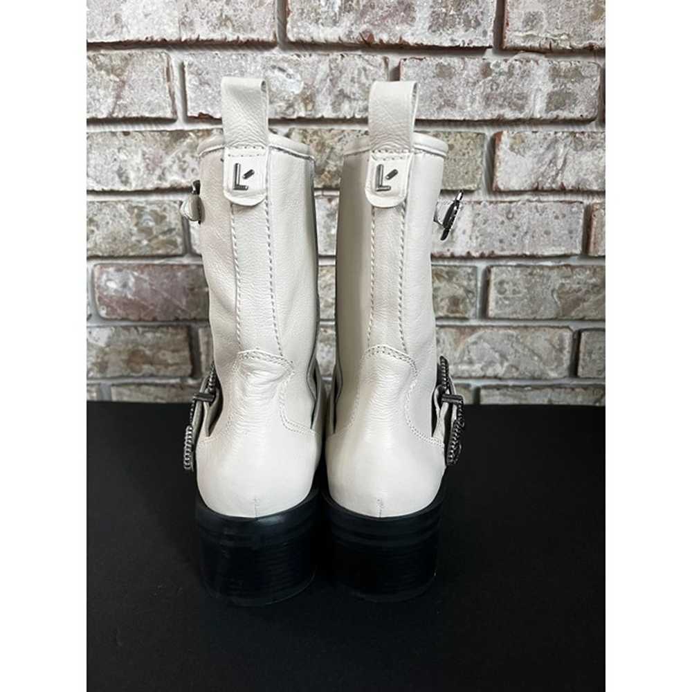 NEW ANTHOLOGY Larroudé Hardy ivory leather Boots … - image 6