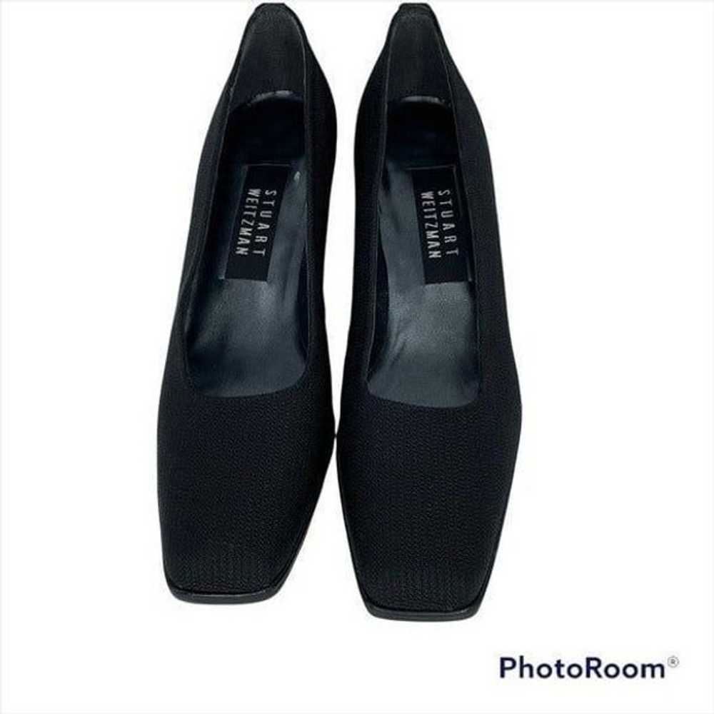 Vintage Stuart Weitzman Black Classic Heels Pumps… - image 2