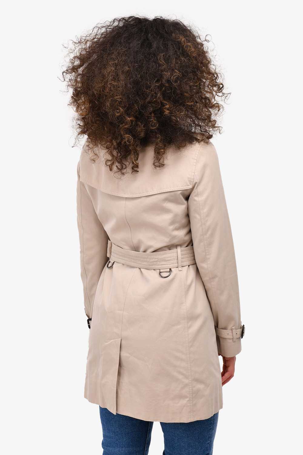 Burberry Beige Kensington Trench Coat Size M - image 4