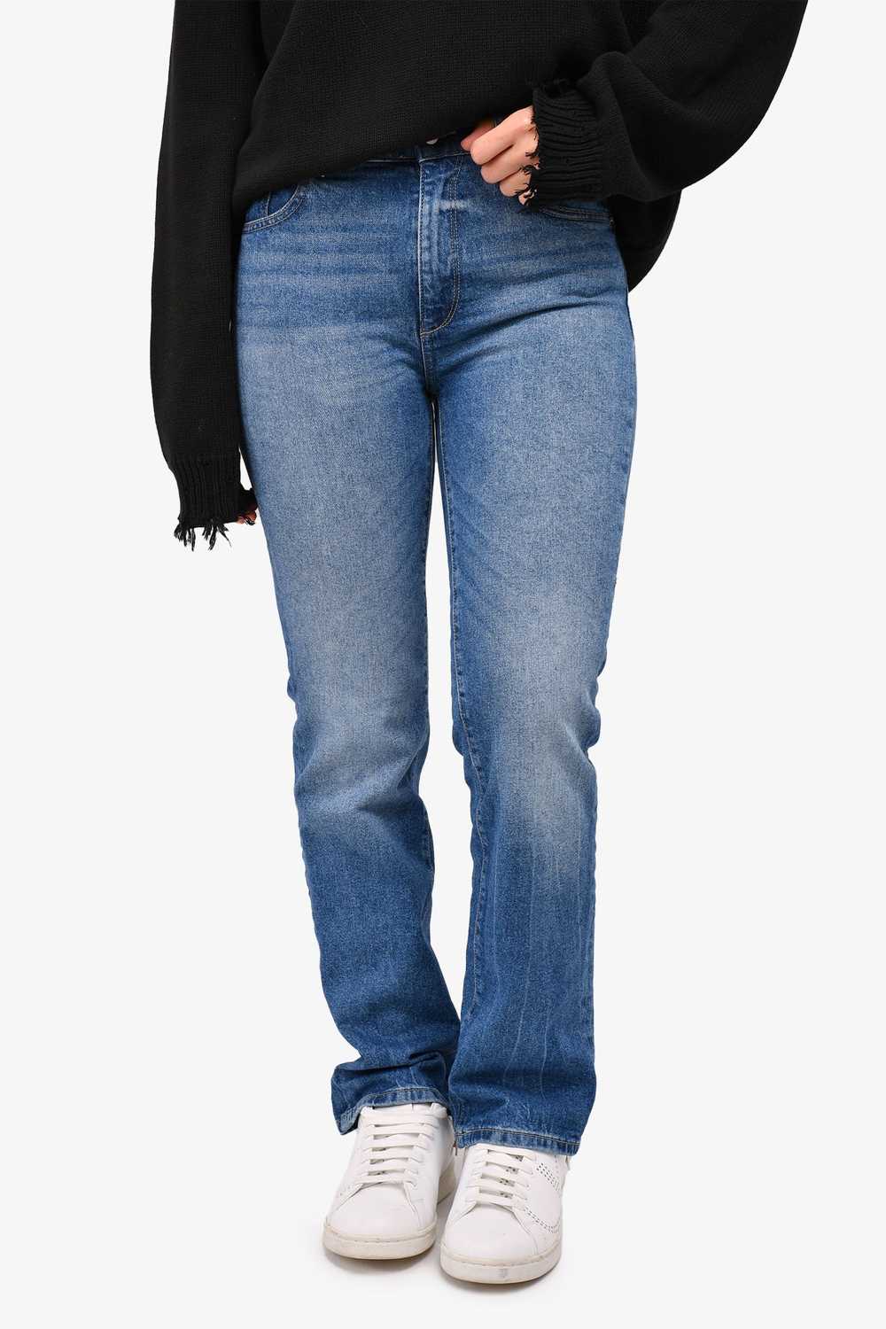 DL1961 Blue Medium Wash Denim 'Patti Straight' Je… - image 1