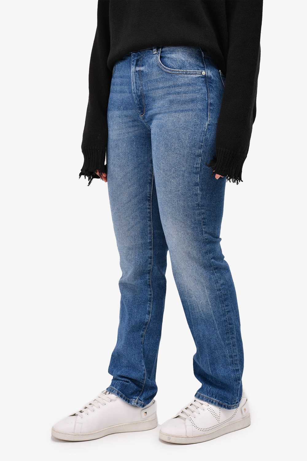 DL1961 Blue Medium Wash Denim 'Patti Straight' Je… - image 2