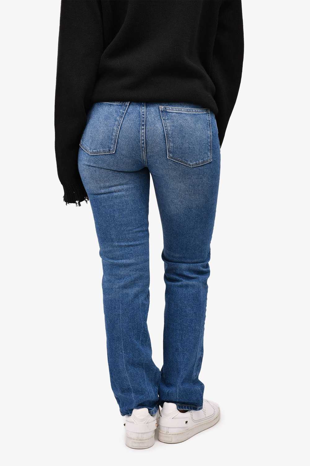 DL1961 Blue Medium Wash Denim 'Patti Straight' Je… - image 3